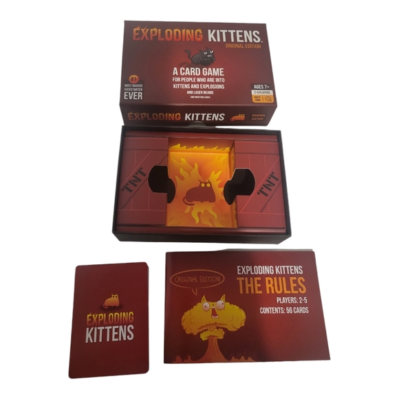 Exploding Kittens Original Edition Card Game - Picture 2 of 3